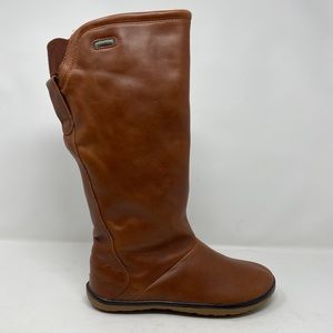 Vivo barefoot Terra Plana Brown Waterproof Knee High Boots 38 Euro 7.5 US
